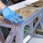 Distressing White Painted Furniture